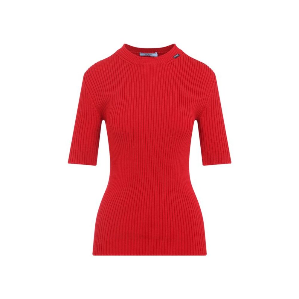 Prada Ribbed Top Women